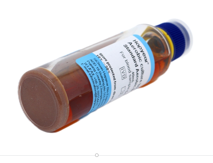 Standard blood culture bottles for adults