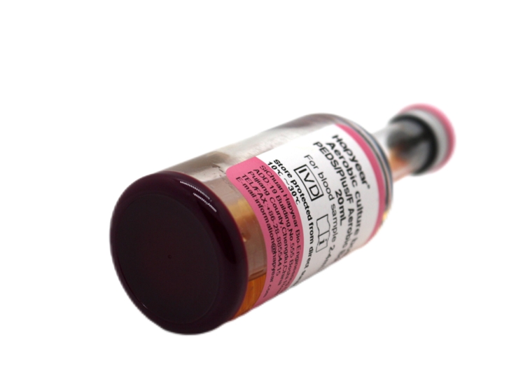 Antibiotic-neutralizing blood culture bottles for children