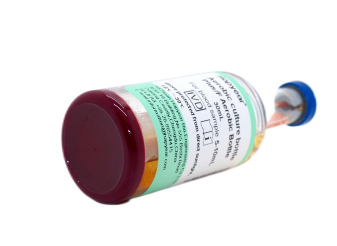 Standard blood culture bottles for adults