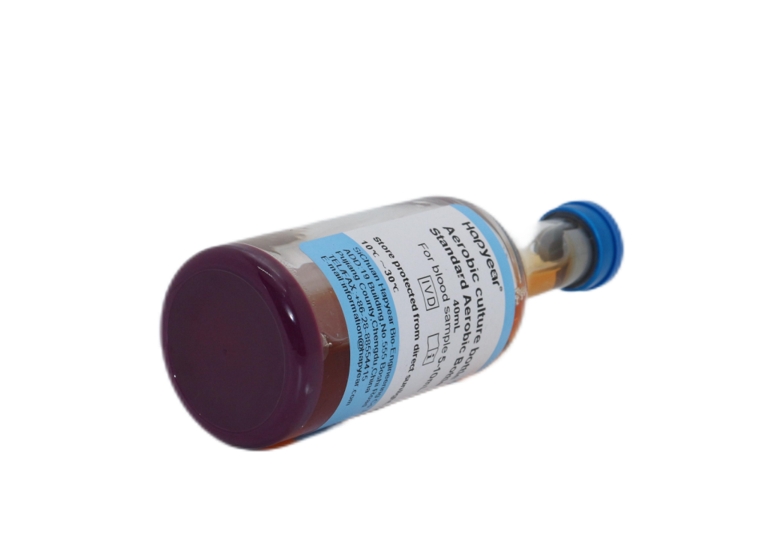 Standard blood culture bottles for adults